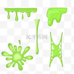 流体液体抽象三维绿色医学
