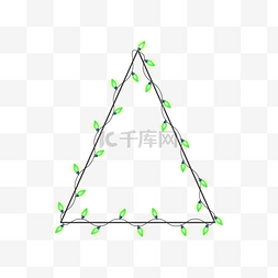 小仙女图片_圣诞灯串绿色可爱小灯泡