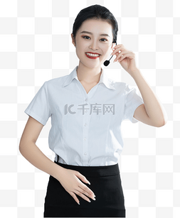 客服人员图片_保险客服人员接听用户电话讲解产