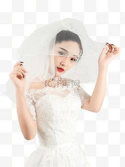漂亮婚纱新娘人物