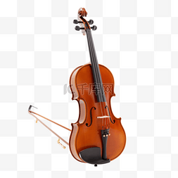 小猪拉小提琴图片_手绘音乐乐器小提琴