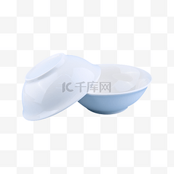 餐具中式图片_中式白色空的干净容器