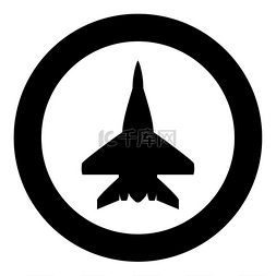 战争飞机图片_战斗机军用战斗机飞机图标在圆圈