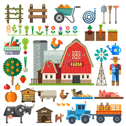 绿色游戏背景图片_在村庄的农场。游戏的内容