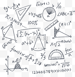 多边形图片_教育培训数学底纹