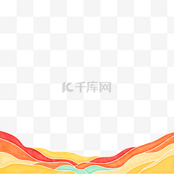 几何底框图片_中国风古风国潮风几何彩色底框