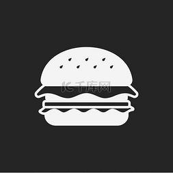 三明治背景图片_ 汉堡图标