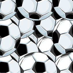 ai格式图片_背景无缝图案重叠的足球或正方形