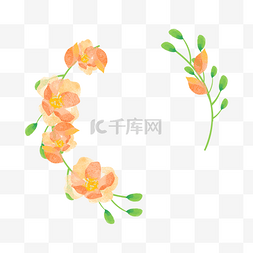 水彩水彩花卉图片_水彩花朵花卉边框