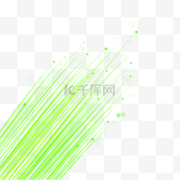 渐变科技抽象绿色光纤光效