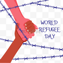 难民图片_平面铁网世界难民日