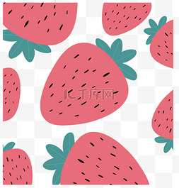 草莓平铺底纹