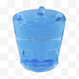 液体透明水杯无色水无味