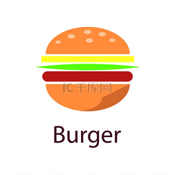 芝士图片_带有标题的汉堡特写海报，由肉、