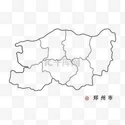 地图河南图片_河南郑州地图