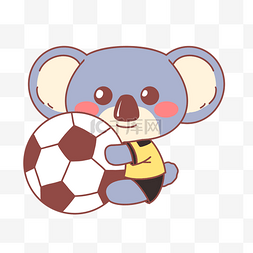 足球图片_世界杯足球比赛小浣熊表情包