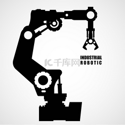 设计工具图片_工业机器人-生产线机械剪影