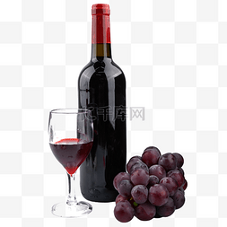 红酒酒杯葡萄摄影图饮品