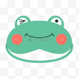 可爱青蛙造型可爱动物睡眠眼罩