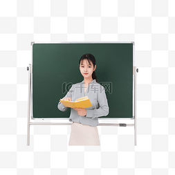 女老师教室讲课