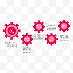 红色天空图片_齿轮分类ppt元素红色齿轮