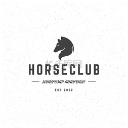 vintage图片_Retro Horse Vintage Insignia or Logotype