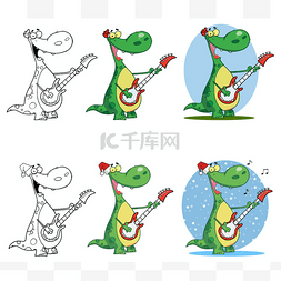 cartoon dragon character