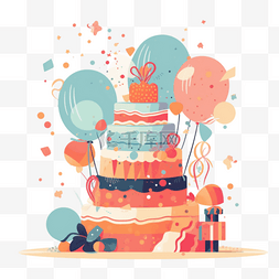 充电风扇卡通图片_卡通手绘儿童生日蛋糕