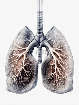 人体器官肺部元素