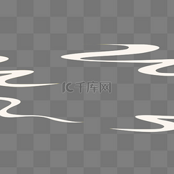 白色烟雾图片_白色缥缈烟雾中国风古风边框