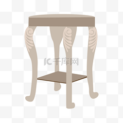 欧式家居家具图片_卡通家具木质欧式高脚桌