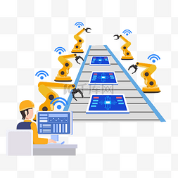 报表工厂图片_智能工厂机械制造工业