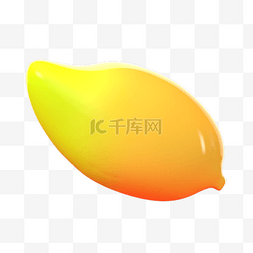3DC4D立体水果芒果