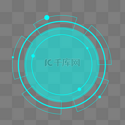 圆形实物漂亮图图片_科技感圆形边框几何