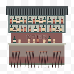 酒盒酒包装图片_酒吧酒柜现代时尚插图