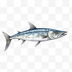 卡通插画海图片_卡通手绘水产海鲜鱼