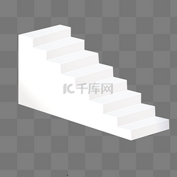 白色天梯台阶阶梯