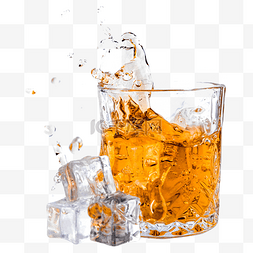 艺术字体图片_一杯洋酒威士忌饮料聚会