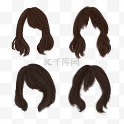 中长发女式发型组合