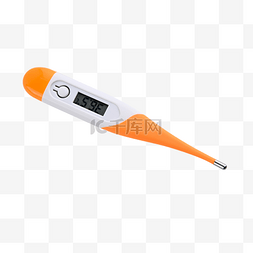 体温计橙色保健工具