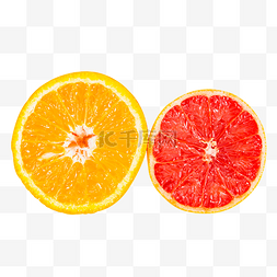 西柚橙子图片_西柚橙子切开切面