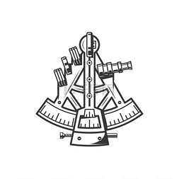 船海上图片_西班牙六分仪的象征，西班牙航海