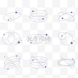 潮流文字图片_潮流长春花蓝小装饰酸性