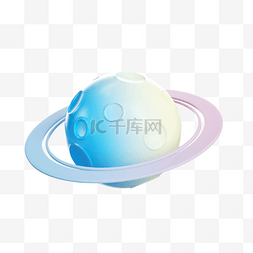 c4d渐变星球