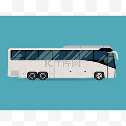 度假休闲区图片_Tourist coach bus