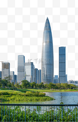深圳人才公园建筑群城市景色