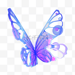 蝴蝶图片_3DC4D立体酸性蝴蝶
