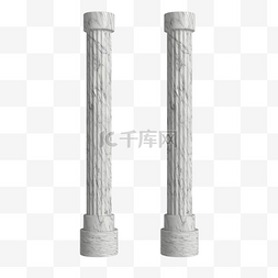 罗马柱材质图片_欧式大理石罗马柱
