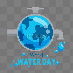 世界水资源日环保地球