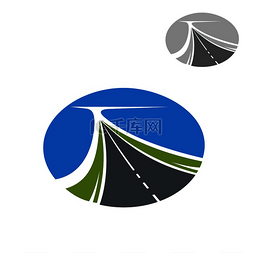 交通运输臂章图片_用于旅行或运输行业主题设计的长